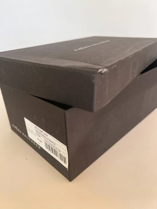 Freda Salvador Jada Square Toe Ballet Flat in Gold - Picture 8 of 10